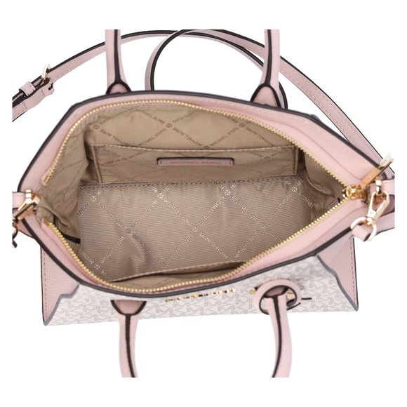 Michael Kors Avril Small Logo Top-Zip Satchel - Picture 9 of 13